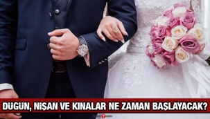 Düğün salonları ne zaman açılacak? Düğün, kına ve nişan törenleri Mart ayında olacak mı?