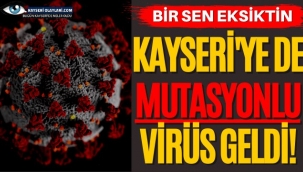 Kayseri'ye de Mutasyonlu Virüs Geldi!