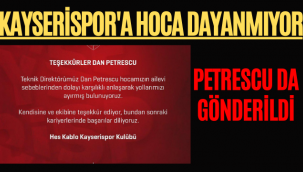 Kayserispor'a Hoca Dayanmıyor!