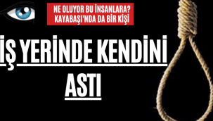 Ne Oluyor Bu Insanlara! Kayabaşında Bir Kişi İntihar Etti