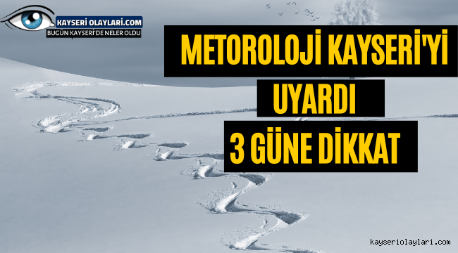 Aman Dikkat! Metoroloji 3 Gün İçin Uyardı