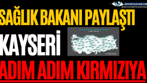 Bakan Duyurdu! Kayseri Adım Adım Kırmızıya