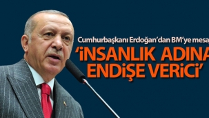 Cumhurbaşkanı Erdoğan'dan BM'ye dikkat çeken mesaj
