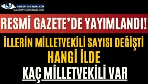 İllerin milletvekili sayısı kaç oldu? Resmi Gazete'de yayımlandı! Hangi ilde kaç milletvekili var 2021?