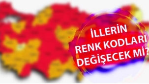 İllerin renk kodları değişti! Koronavirüs risk haritası illerin renk durumu: 58 il kırmızı oldu