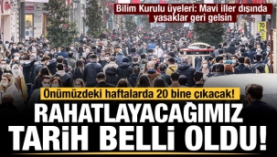 İşte vakaların düşüşe geçeceği tarih