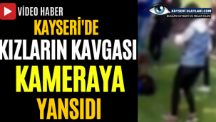 Kayseri'de Kızların Kavgası Kameraya Yansıdı!