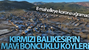 Kırmızı Balıkesir'in mavi boncuklu köyleri
