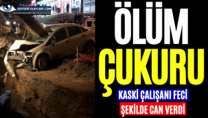 Ölüm Çukuru! Kaski Çalışanı Feci Şekilde Can Verdi