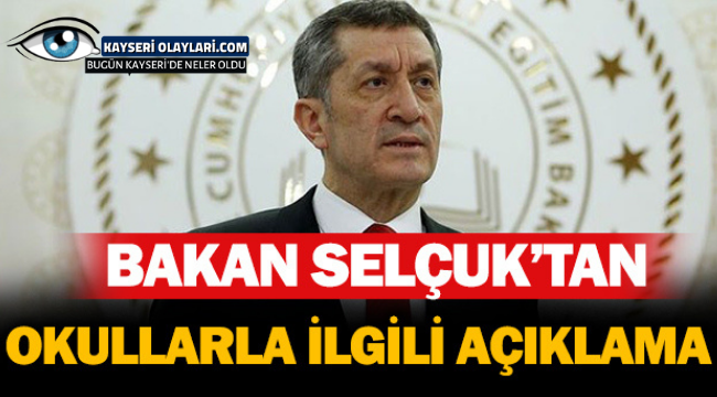 Sıcak Gelişme! Bakan Selçuk'tan okullarla ilgili önemli açıklama