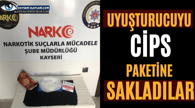Uyuşturcuyu Cips Paketini Sakladılar