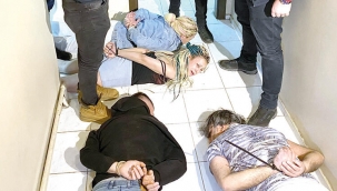 Yarasa kız baskını! 115 kişi gözaltına alındı