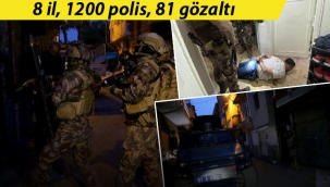Ankara merkezli 8 ilde uyuşturucu operasyonu... Çok sayıda gözaltı