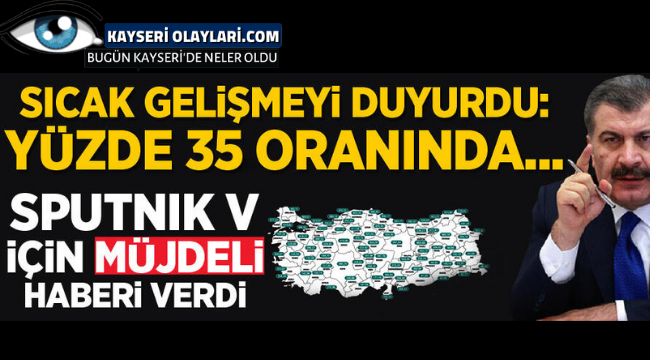 Bakan Koca'dan vaka açıklaması: Yüzde 35 oranında...
