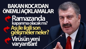 Bakan Koca korkutan oranı paylaştı: Yüzde 80! Ramazanda kapanma olacak mı?