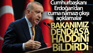 Cumhurbaşkanı Erdoğan'dan cuma namazı çıkışı açıklamalar!
