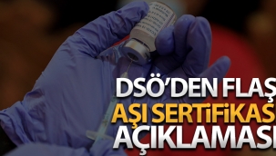 DSÖ, aşı sertifikasına karşı