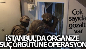 İstanbul'da organize suç örgütüne operasyon: Çok sayıda gözaltı var