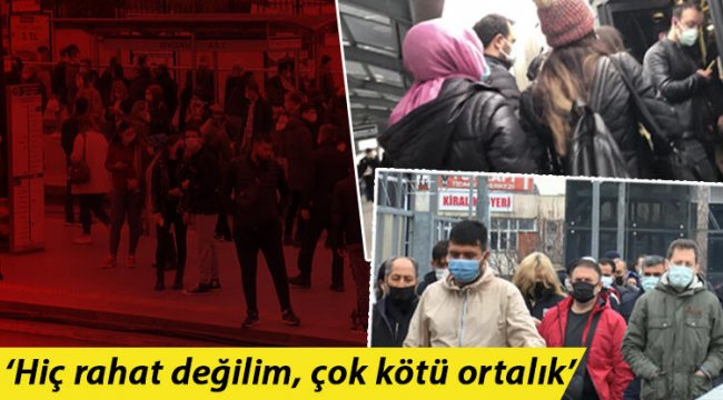 İstanbul'da toplu ulaşımdaki yoğunluk endişe veriyor