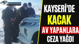 Kayseri'de Kacak Avcılara Ceza Yağdı 