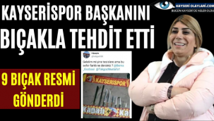 Kayserispor Başkanını Bıçakla Tehdit Etti