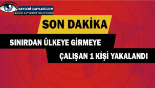 MSB duyurdu: Suriye'den ülkemize girmeye çalışırken yakalandı