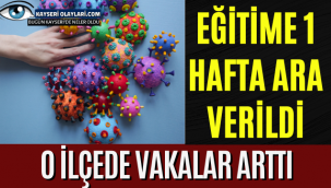 O İlçemizde Eğitime 1 Hafta Ara Verildi