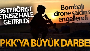 PKK'ya büyük darbe! Bombalı drone saldırısı engellendi