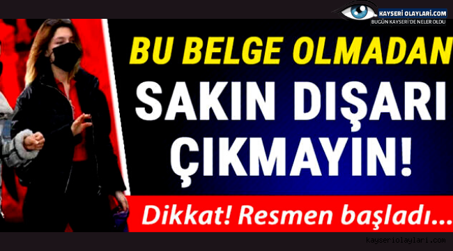 Resmen başladı.. Bu belge yanınızda olmazsa cezası var... İçişleri Bakanlığı'ndan "Görev Belgesi Düzenlenmesi"