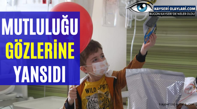 Son dakika... Kayseri Şehir Hastanesi'nde tedavi gören çocuklara 23 Nisan kutlaması