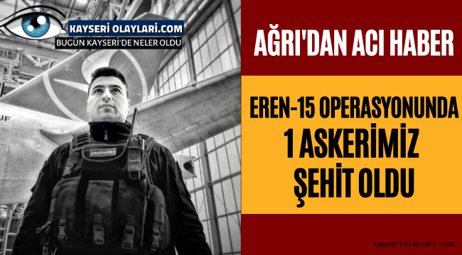 Bakanlık acı haberi duyurdu: 1 şehidimiz var