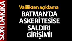 Batman'da askeri tesise maket uçakla saldırı girişimi