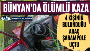 Bünyan'da Ölümlü Kaza