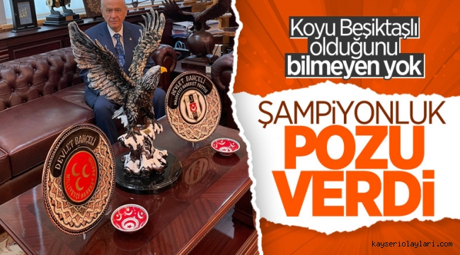 Devlet Bahçeli, Beşiktaş'ı kutladı