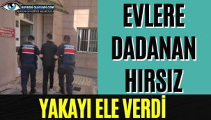 Evlere Dadanan Hırsız Yakayı Ele Verdi!