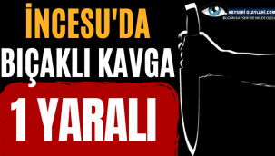 İncesu'da Bıçaklı Kavga