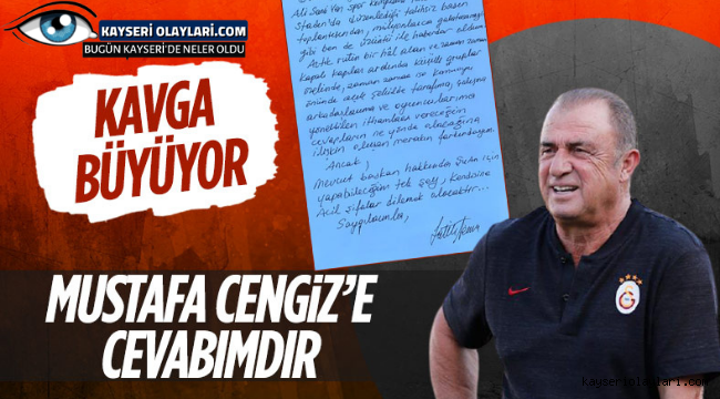 Kavga Büyüyor! El Yazısı İle Cevap Verdi