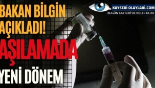 Son dakika: Bakan açıkladı! Aşılamada yeni dönem