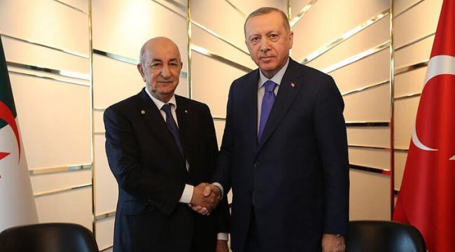 Son dakika: Cumhurbaşkanı Erdoğan, Cezayir Cumhurbaşkanı Tebbun ile görüştü