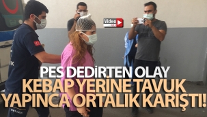 Tavuk yemeği tartışması kanlı bitti, gelin kayınpederini bıçakladı