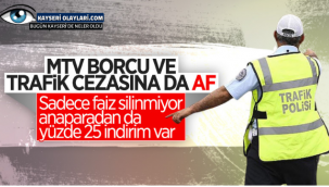 Trafik cezası ve MTV'de indirim müjdesi