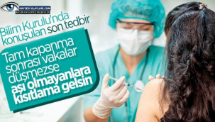 Vakalar düşmezse aşı olamayanlara yeni kısıtlamalar gelebilir
