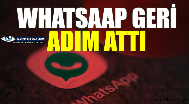 WhatsApp, gizlilik sözleşmesiyle alakalı yeni açıklama yaptı!