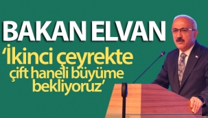 Bakan Elvan: İkinci çeyrekte çift haneli büyüme bekliyoruz
