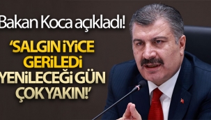 Bakan Koca: 'Bugün vaka sayımız 5 bin 12, salgın iyice geriledi, yenileceği gün çok yakın'