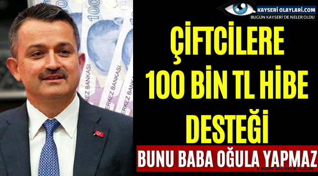 Bakan Pakdemirli" Baba Oğula Yapmaz"