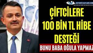 Bakan Pakdemirli" Baba Oğula Yapmaz"