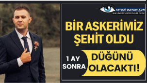 Bir Ay Sonra Düğünü Olacaktı!