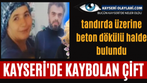 Çiftin Cansız Bedeni Tandırda Üzeri Beton Dökülü Halde Bulundu.