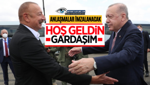 Cumhurbaşkanı Erdoğan Azerbaycan'da 